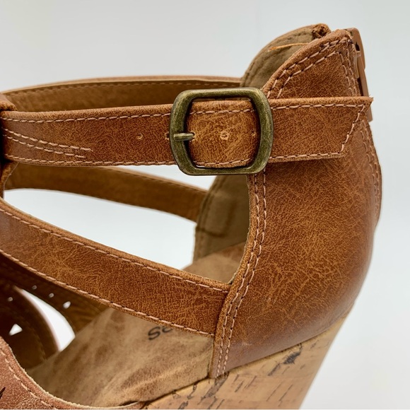 Maurice’s Emelia Boho Sandals Wedge Cork Brown Memory
Foam Sz 9 Comfort Festival - Picture 3 of 15